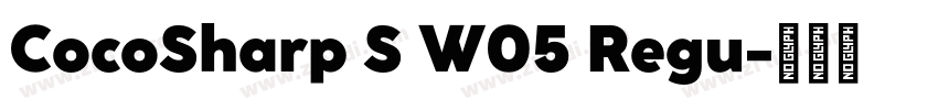 CocoSharp S W05 Regu字体转换
